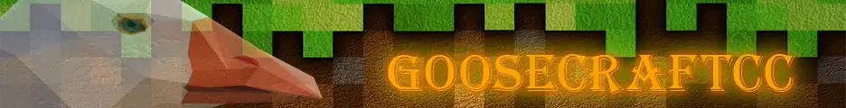 Большой баннер GooseCraftCC