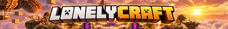 Баннер LonelyCraft — Мини-игры, Выживание, SkyBlock