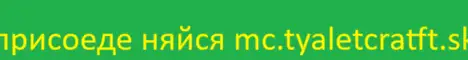 Баннер tyaletcraft